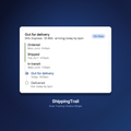 Order Tracking Timeline Widget